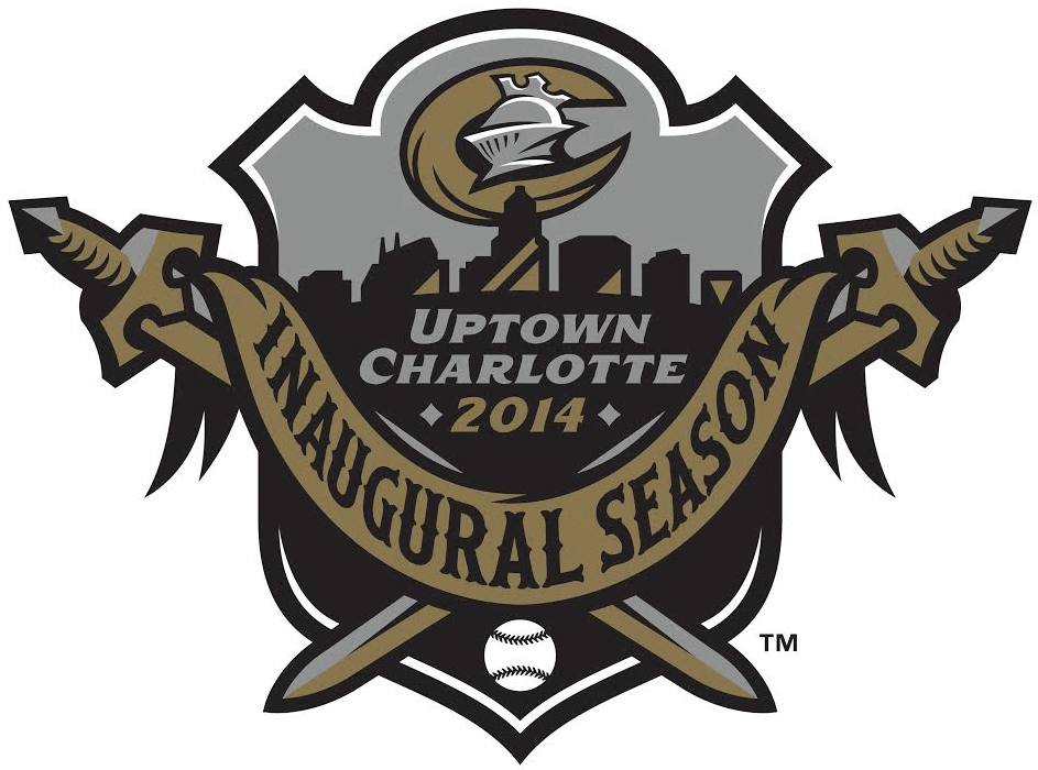 Charlotte Knights 2014 Stadium Logo iron on transfers for clothing